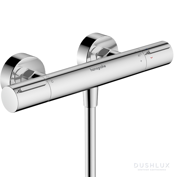 Фото Hansgrohe Ecostat Смеситель для душа, термостатический, настенный, цвет: хром