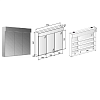 Keuco Edition 11 Комплект мебели 105x53.5x35 см, подвесной, цвет: белый