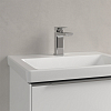 Villeroy&Boch Subway 3.0 Раковина 55х44х16.5см., 1 отв., подвесная, с антигрязевым покрытием CeramicPlus, без перелива, цвет: альпийский белый