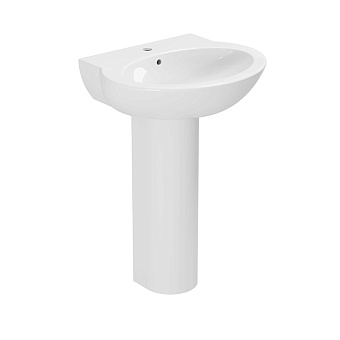 Azzurra Fast Раковина 60x51x19см., 1 отв., цвет: белый
