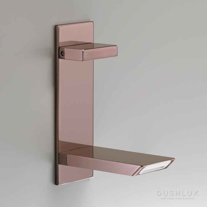 Фото CEA Design BAR Смеситель для раковины, настенный, прогрессивный, цвет: PVD медь полированная