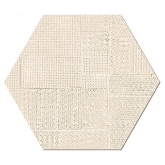Emilceramica Sixty Керамогранит 21x18.2x0.95см, универсальный, глазурованный, цвет: Esagona Timbro Sabbia Silktech