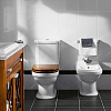 Villeroy Boch Hommage Унитаз моноблок, горизонтальный выпуск, 37x72.5см, с антигрязевым покрытием CeramicPlus, цвет: белый