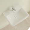 Villeroy&Boch O.novo раковина 55x46x17.5см., 1 отв., подвесная, с переливом, цвет: альпийский белый