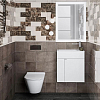 Kerama Marazzi Lato Тумба 49.5х27х55см., подвесная, с дверцей, цвет: белый глянцевый