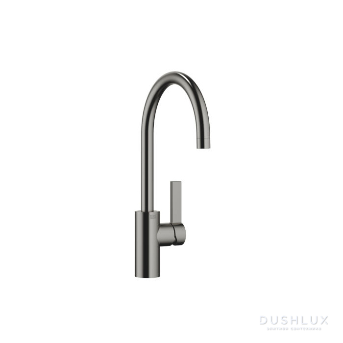 Фото Dornbracht Tara Ultra Смеситель для кухни, 1 отв., цвет: платина темная сатинированная