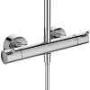 Ideal Standard Ceratherm T125 Душевая система, с термостатическим смесителем, душевая лейка stick, верхний душ Ø30см., поворотный держатель верхнего душа, настенный кронштейн, шланг для душа IdealFlex 175см., цвет: хром