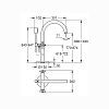 Grohe Atrio New Смеситель для ванны, напольный, с ручным душем и шлангом 125см., цвет: темный графит матовый