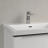 Villeroy&Boch Subway 3.0 Раковина 65х47х16.5см., 1 отв., подвесная, с антигрязевым покрытием CeramicPlus, с переливом, цвет: альпийский белый