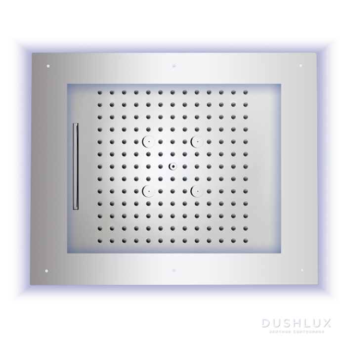 Фото Bossini Frame Multifunctions Верхний душ 60x50см., 3 режима, потолочный, цвет: хром