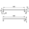 Keuco Edition 90 Square Полотенцедержатель 54см., подвесной, цвет: хром