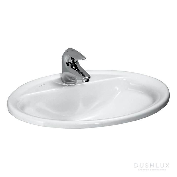 Фото Laufen Pro B Раковина встраиваемая 56х44см., с 1 отверстием для смесителя, цвет: белый