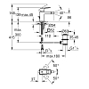 Grohe Eurocube, Смеситель для биде, цвет: хром