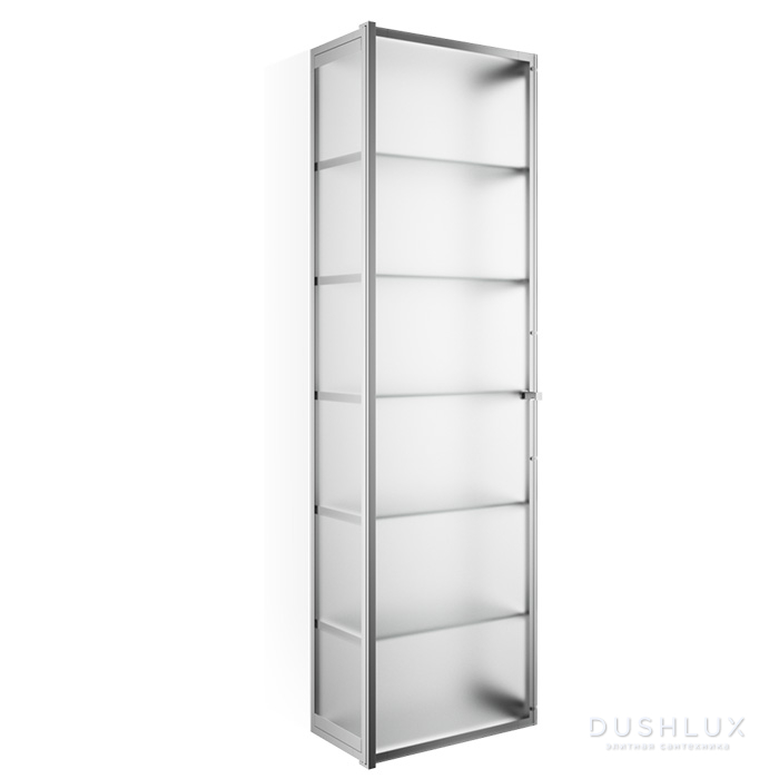 Фото Decor Walther Glas S 4 Шкафчик подвесной 35x19x120см, стекло матовое, цвет: хром
