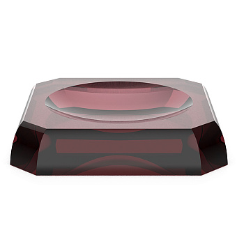 Decor Walther KR STS Kristall Мыльница, настольная, цвет: Rich Burgundy
