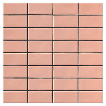 Mutina Din Керамогранит 30x30см, мозаика 7.4x3.6см, универсальный, цвет: rose matt