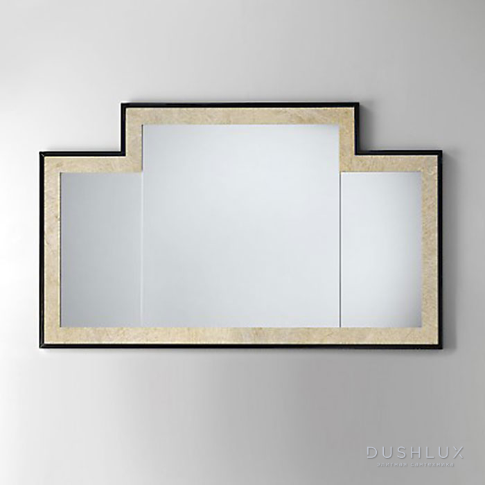 Фото Devon&Devon Vogue Зеркало 130х77см, цвет: deep black/antiqued aluminium leaf