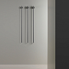 CEA Design EQUILIBRIO Полотенцесушитель 106см, электрический, 3 трубки, цвет: PVD черный сатинированный