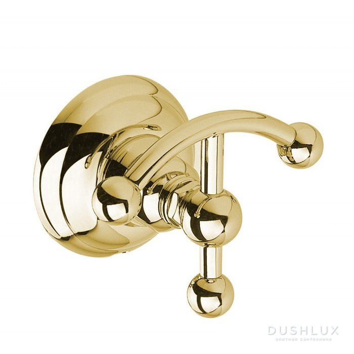 Фото Nicolazzi Classica Крючок двойной, подвесной, цвет: золото