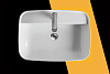 Kerasan Tribeca Раковина 60x43 см, 1 отв., накладная, цвет: белый