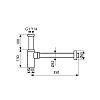Webert Comfort Сифон для раковины из латуни, цвет: хром