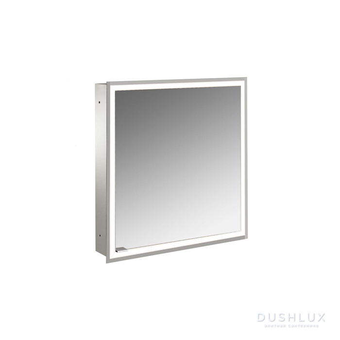 Фото Emco Prime Зеркальный шкаф 60см., с подсветкой LED Facelift встраив. модель, 1-дверка, IP 20 петли справа, зеркальная задняя стенка