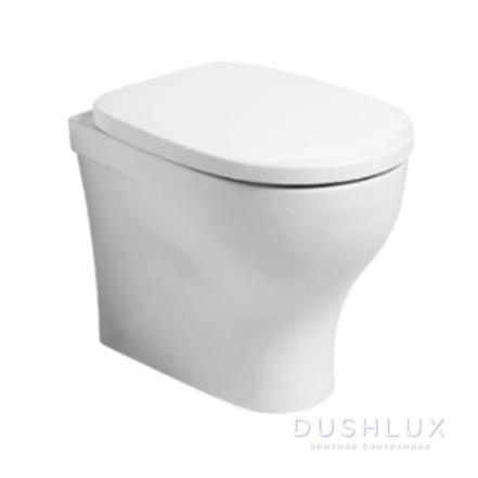Фото Azzurra Pratica Унитаз напольный 52,5x34x42см, с креплением VFV, Easy Clean, слив универсальный, цвет: белый
