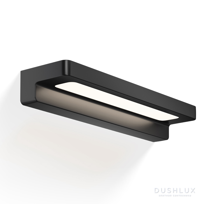 decor walther form 34 led svetilnik nastennyj 34x9x5sm svetodiodnyj 1x led 16w cvet chernyj matovyj