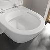 Villeroy&Boch Subway 2.0 Унитаз 36.5x37x56см., подвесной, безободковый, с антигрязевым покрытием CeramicPlus, цвет: альпийский белый