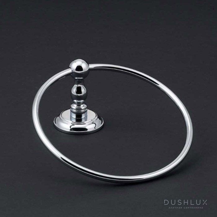 Cristal et Bronze Lisse Полотенцедержатель-кольцо 18см., цвет: хром ...