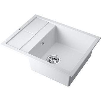 Omoikiri Sumi 65 Кухонная мойка 65x20x50см.,встраиваемая, цвет: белый