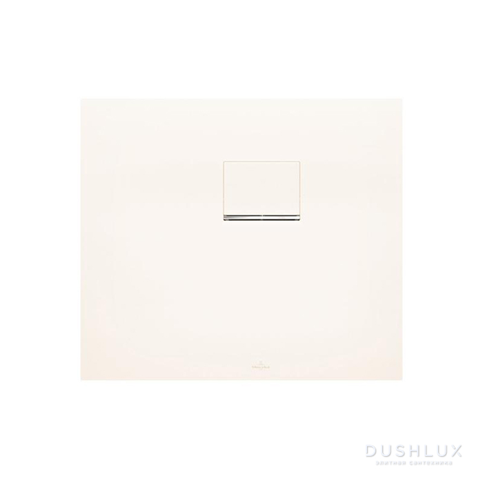 Фото Villeroy&Boch Squaro Infinity Душевой поддон 80х75х4см., Quaryl®, монтаж справа, цвет: Creme