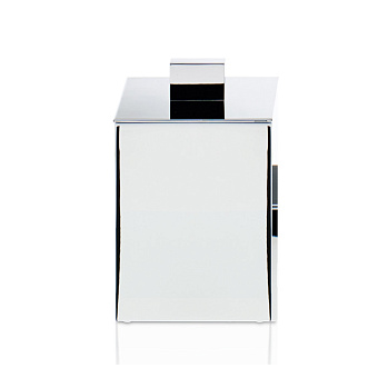 Decor Walther DW 3650 Бокс универсальный 8.5x8.5x11см, с крышкой, цвет: хром