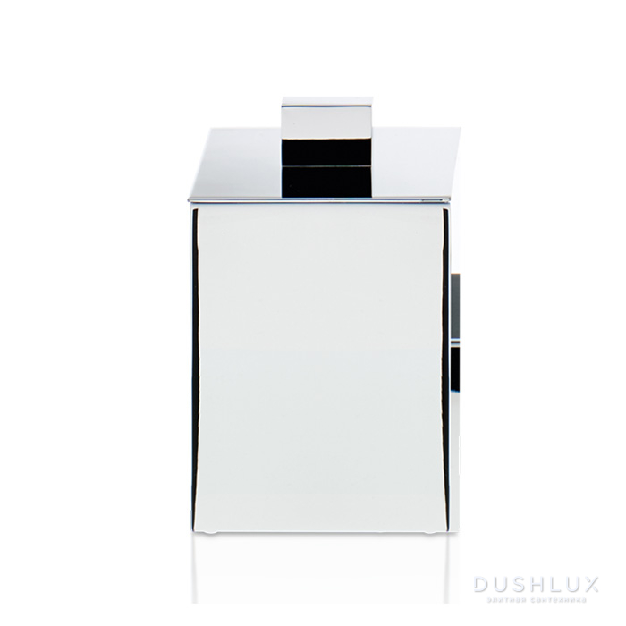 Фото Decor Walther DW 3650 Бокс универсальный 8.5x8.5x11см, с крышкой, цвет: хром