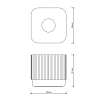Decor Walther OF.LINE KBQ Коробка для салфеток, цвет: Mocca/Moor