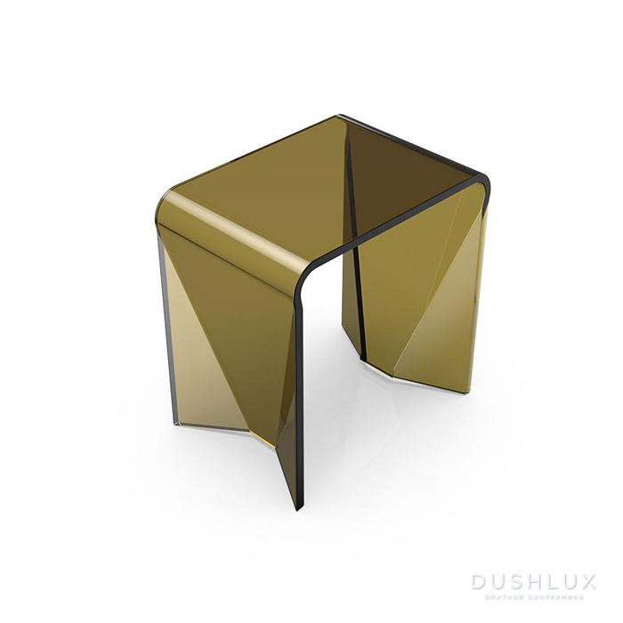 Фото Knief Solid Surface Табурет отдельностоящий, из полимерного материала, цвет: Pyrit # 030