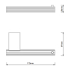 Decor Walther OF.LINE TPH Держатель туалетной бумаги, подвесной, цвет: Mocca