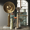 Gessi Venti20 Смеситель для раковины на 1 отверстие, однорычажный, высокий, в комплекте с донным клапаном, цвет: Brass PVD