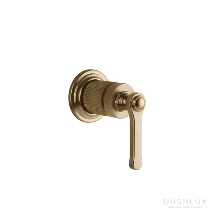Фото Gessi Venti20 Смеситель для душа, встраиваемый, цвет: Warm Bronze Br. PVD