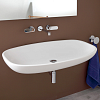 Flaminia Nuda Раковина 95x54.5x17 см, без отв., подвесная, цвет: белый