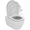 Ideal Standard Ellisse Унитаз подвесной, безободковый, с сиденьем, цвет: белый