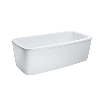Laufen Palomba Ванна 180x90x45.5см., отдельностоящая, с слив-переливом, с каркасом и панелью, материал: акрил, цвет: белый