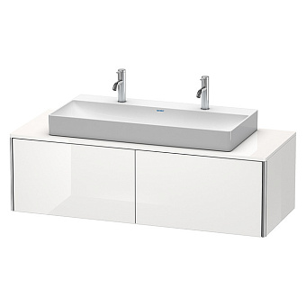Duravit XSquare Тумба с раковиной 140х54.8х40 см, подвесная, с 2 выдв ящик, цвет: белый глянцевый