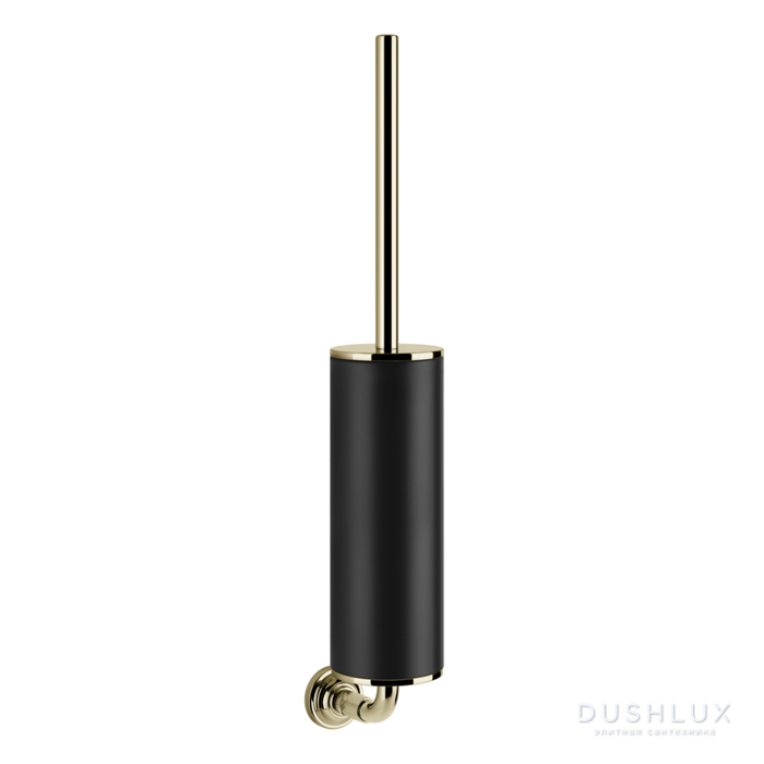 Фото Gessi Venti20 Ершик для унитаза подвесной, цвет: черный, фурнитура Brass PVD