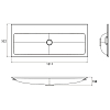 Emco Vanity units Раковина 120х52.2 см, 1 отв., для тумб 9583 274 21 и 9583 275 21, цвет: белый