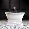 Devon&Devon Elite Плитка из натурального камня 60x60см, универсальная, мрамор, elite 1, цвет: white carrara/black marquinha