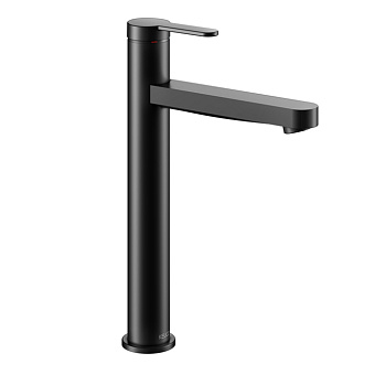 Keuco IXMO Flat Смеситель для раковины, на 1 отв., излив: 19.6см., цвет: черный матовый