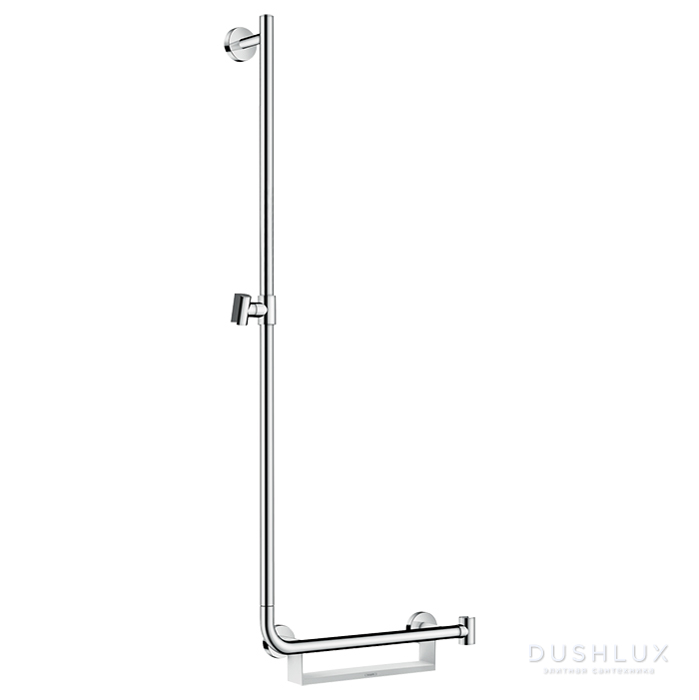 Фото Hansgrohe Unica Comfort штанга для душа 1100mm с регулиремым держателем душа, цвет: хром