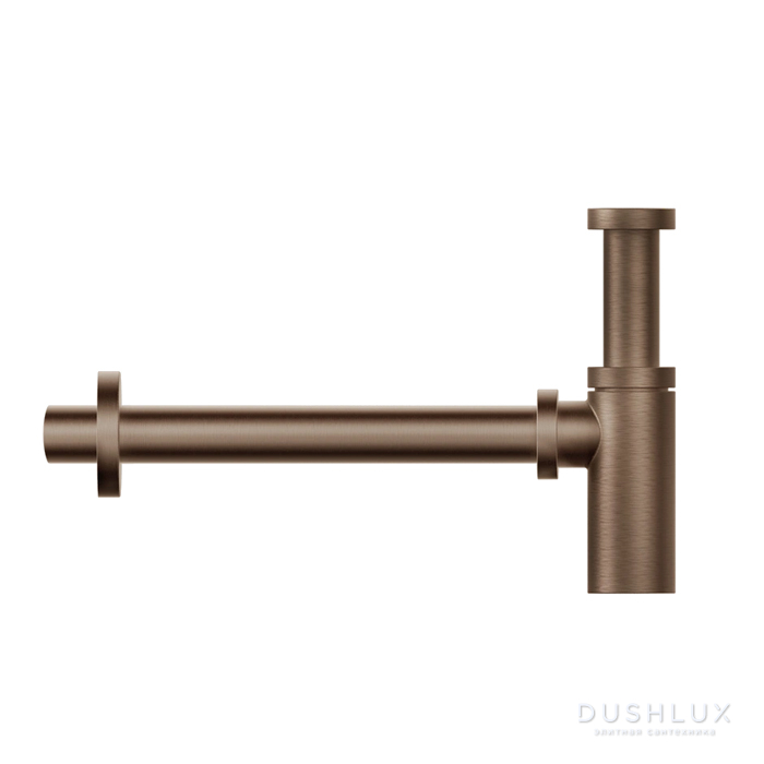 Фото Gessi Сифон для раковины, круглый, цвет: Copper Brushed PVD