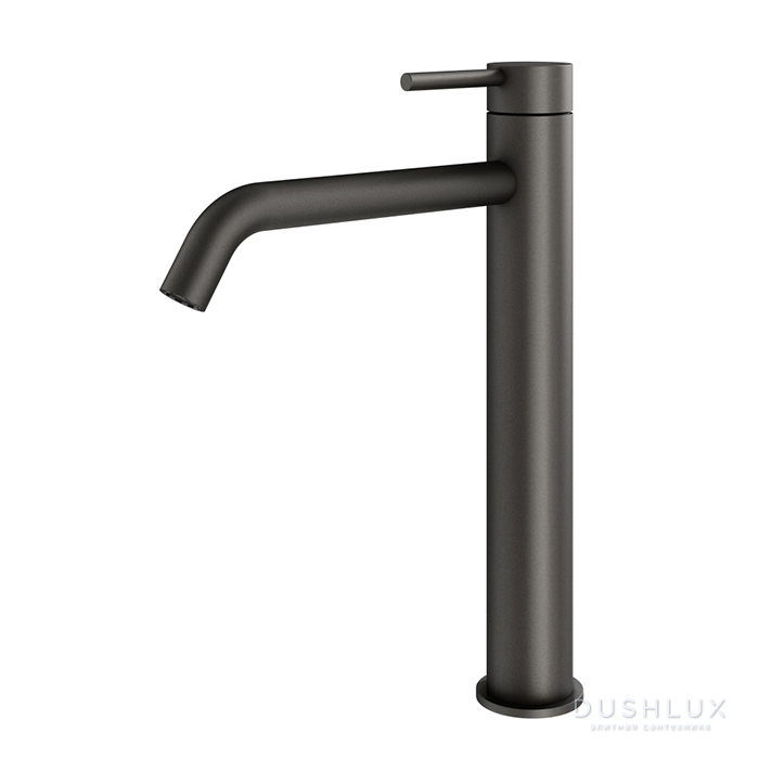 Фото Plumberia Selection IXO Смеситель для раковины, высокий, 1 отв., цвет: графит